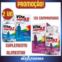 Kit 2 vitamina suplemento vita supraz homem/ vita supraz mulher 60cp cada