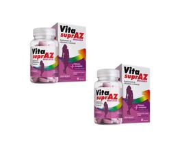Kit 2 Vitamina Vita Supraz Mulher 60Cpr Cada União Química - União Quimica