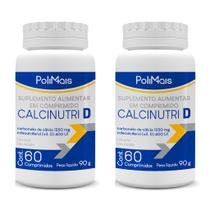 Kit 2 Vitaminas D para Ossos Calcinutri D 1250MG 400UI 120 Cápsulas Kit 2 Vitaminas D para Ossos Calcinutri D 1250MG 400UI 120 Cápsulas