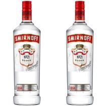 Kit 2 Vodka Smirnoff 998ml Tri destilada Original