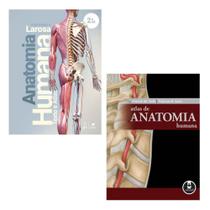 Kit 2 vol: atlas de anatomia humana + anatomia humana - texto e atlas - Kit de Livros