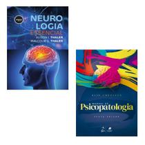 Kit 2 vol: neurologia essencial + manual de psicopatologia - Kit de Livros
