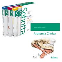 Kit 2 vol: sobotta anatomia clínica + atlas de anatomia humana 3 vol - Guanabara Koogan