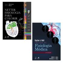 Kit 2 vol: tratado de fisiologia médica + netter fisiologia para colorir - Guanabara Koogan