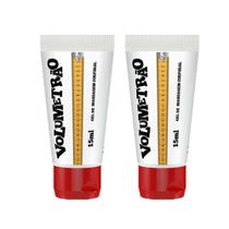 Kit 2 Volumetrão Gel Vasodilatador Sensação de Aumento Peniano Retarda a Ejaculação 15ml Secret Love
