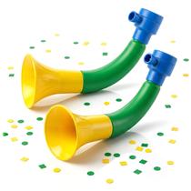 Kit 2 Vuvuzelas Buzina N4 Curvadas Cornetas 25 Cm Para Copa Do Mundo Torcedores Kit 2 Vuvuzelas Buzina N4 Curvadas Cornetas 25 Cm Para Copa Do Mundo Torcedores
