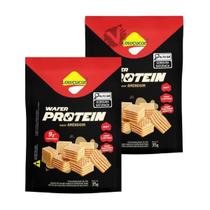 Kit 2 Wafer Protein Amendoim Com Proteina Zero Lactose Diet 35g