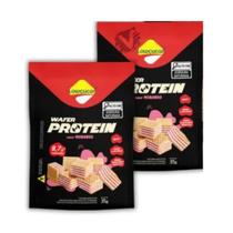 Kit 2 Wafer Protein Morango Com Proteina Zero Lactose Diet 35g