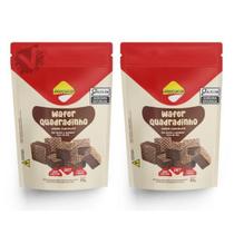 Kit 2 Wafer Quadradinho Chocolate Zero Lactose Diet Lowçucar 60g Kit 2 Wafer Quadradinho Chocolate Zero Lactose Diet Lowçucar 60g