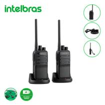 Kit 2 Walkie Talkie Intelbras Rc 3002 Longo Alcance 20km Pt