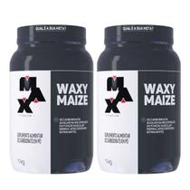Kit 2 Waxy Maize Carboidrato Suplemento Natural 1kg Max Titanium Kit 2 Waxy Maize Carboidrato Suplemento Natural 1kg Max Titanium