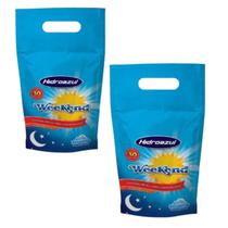 Kit 2 Weekend 4Kg Hidroazul Para Tratamento De Piscinas Verdes 50.000L Da Noite Para O Dia Kit 2 Weekend 4Kg Hidroazul Para Tratamento De Piscinas Verdes 50.000L Da Noite Para O Dia