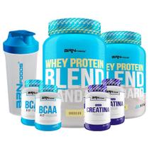 Kit 2 Whey Blend 900G+ 2 Premium Creatina