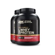 Kit 2 Whey Gold Standard Optimum Nutrition Morango 2.26Kg Kit 2 Whey Gold Standard Optimum Nutrition Morango 2.26Kg