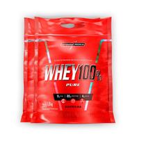Kit 2 Whey Protein 100% Puro Integral Medica Baunilha 1.8Kg