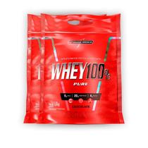Kit 2 Whey Protein 100% Puro Integral Medica Chocolate 1.8Kg
