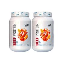 Kit 2 Whey Protein 32g Proteina Laranja e Acerola 900G Zero Lactose e Zero Gluten Shark Pro