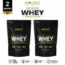 Kit 2 Whey Protein Academia Ganho De Massa Space Rocket