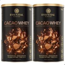 Kit 2 Whey Protein Cacau 450g Essential Nutrition Kit 2 Whey Protein Cacau 450g Essential Nutrition