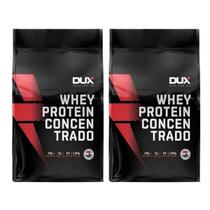 Kit 2 Whey Protein Concentrado 1800g Dux