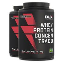 Kit 2 Whey Protein Concentrado Dux Cappuccino 900G Kit 2 Whey Protein Concentrado Dux Cappuccino 900G