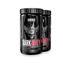 Kit 2 Whey Protein DarkWhey 100% Darkness Chocolate Maltado 900g