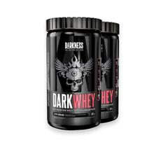 Kit 2 Whey Protein DarkWhey 100% Darkness Morango 900g Kit 2 Whey Protein DarkWhey 100% Darkness Morango 900g