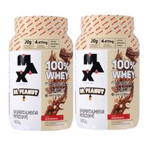 Kit 2 Whey Protein Dr Peanut 100% Bueníssimo 20g de Proteína 900g Max Titanium Kit 2 Whey Protein Dr Peanut 100% Bueníssimo 20g de Proteína 900g Max Titanium