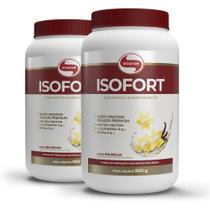 Kit 2 Whey Protein Isofort Vitafor 900G Baunilha