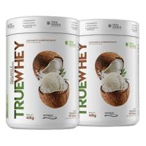 Kit 2 Whey Protein Isolado Coconut Ice 418G True Source