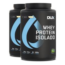 Kit 2 Whey Protein Isolado Dux Baunilha 900g