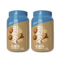 Kit 2 Whey Protein JoyPro 20g Proteina Banana e Canela Crescimento Muscular Shark Pro Kit 2 Whey Protein JoyPro 20g Proteina Banana e Canela Crescimento Muscular Shark Pro
