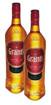 Kit 2 Whisky Grants Family Reserve Garrafa 1L