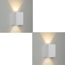 Kit 2 x Arandela Led Effekt 8W 3000K Stella Kit 2 x Arandela Led Effekt 8W 3000K Stella