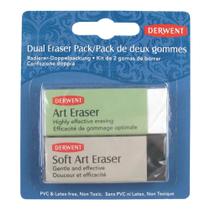 Kit 2 X Borracha Soft Dual Art Eraser Derwent Dureza e Macia Kit 2 X Borracha Soft Dual Art Eraser Derwent Dureza e Macia