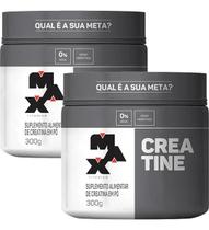 kit 2 x Creatina 300g Monohidratada 100% Pura Max Titanium