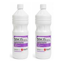 Kit 2 x riohex 2% c/ tensoativo 1l rioquimica Kit 2 x riohex 2% c/ tensoativo 1l rioquimica