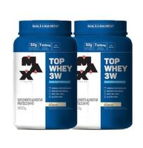 Kit 2 X Whey Protein 3W 900g Top Whey Max Titanium Mais Performance Kit 2 X Whey Protein 3W 900g Top Whey Max Titanium Mais Performance