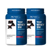 Kit 2 X Whey Protein 3W 900g Top Whey Max Titanium Mais Performance Kit 2 X Whey Protein 3W 900g Top Whey Max Titanium Mais Performance