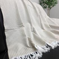 Kit 2 Xales de Sofá Luxo Manta Protetora Decorativa 2,10x1,40 Jacquard Caribe Kit 2 Xales de Sofá Luxo Manta Protetora Decorativa 2,10x1,40 Jacquard Caribe