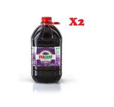 Kit 2 Xaropes De Uva Concentrado Uvacamp 5 Litros Adoçado