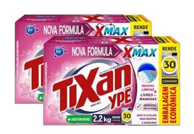 kit 2 Ypê Lava Roupas em Pó Tixan Maciez Caixa 2,4Kg kit 2 Ypê Lava Roupas em Pó Tixan Maciez Caixa 2,4Kg