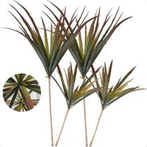 Kit 2 Yucca Toque Real Planta Artificial Sem Vaso Decoração - Flor de Mentirinha