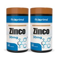 Kit 2 Zinco 30mg 60 cápsulas Fitoprime