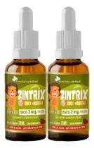 KIT 2 Zintrix Zinco Kids 2mg/gota 20ml Sabor Morango Flora Nativa