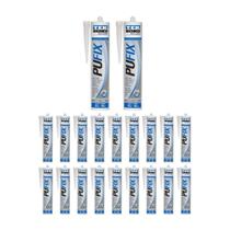 Kit 20 Adesivo Pu40 Fix Cinza 280ml Tekbond