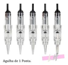 Kit 20 Agulhas Easy Click Para Micropigmentação 1 Ponta