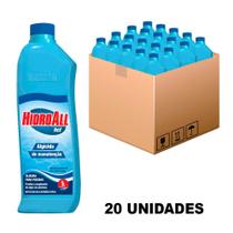 Kit 20 Algicida Manutenção Hcl 1lt Para Piscinas Hidroall