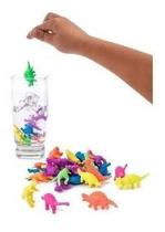 Kit 20 Animais Aquáticos Aumenta Na Água Varias Cores