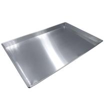 Kit 20 Assadeiras De Alumínio Lisa 40x60 Para Pães Forma Innal